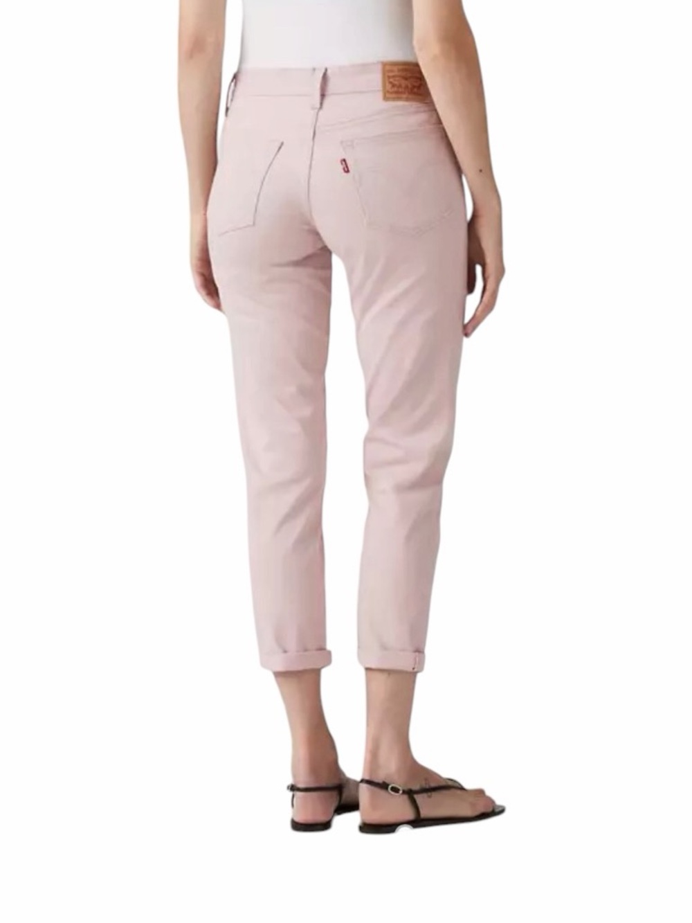 NWT🌺Levi's•Classic Crop Mid Rise Pink Pants